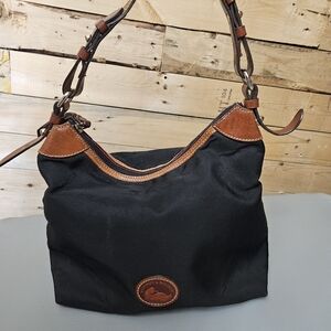 Dooney and Bourke Nylon Erica Shoulder Bag Black Handbag